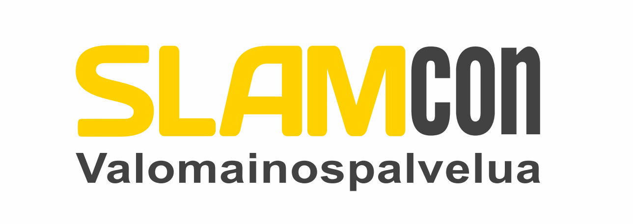 Slamncon Valomainospalvelua -logo